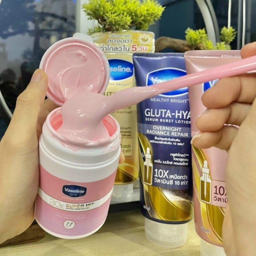 Siêu kích trắng vaseline x10 hủ 200gr
