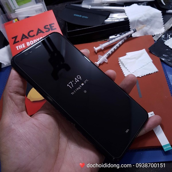 [Mã ELFLASH5 giảm 20K đơn 50K] Dán cường lực Pixel 4 và 4 XL Zacase