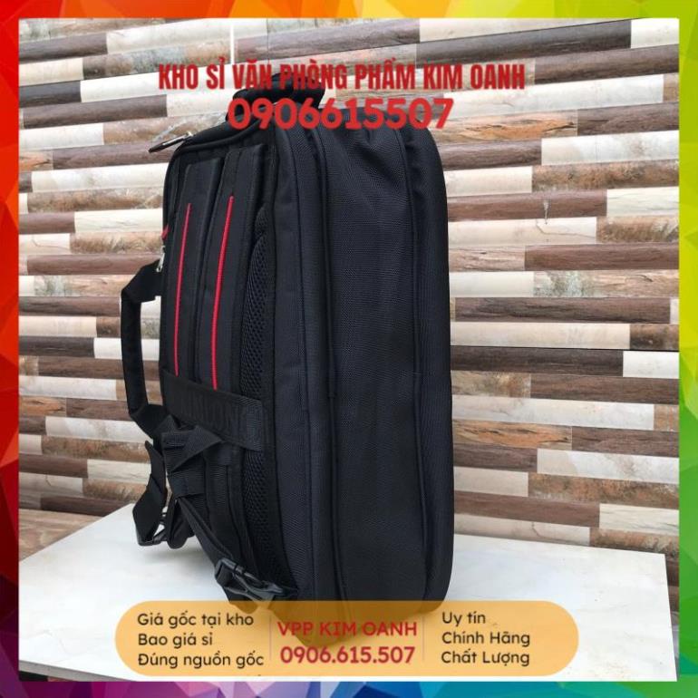 ⚡vpp sỉ⚡ Balo, cặp đa năng học sinh cấp 2,3 màu đen ( 40x16x30cm ) - hokimoanhqsl