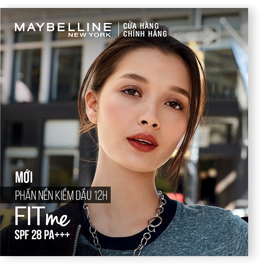 [Mã giảm giá sỉ mỹ phẩm chính hãng] Phấn Nền Kiềm Dầu Maybelline SPF28 PA +++ Fit Me Matte Poreless Compact Powder