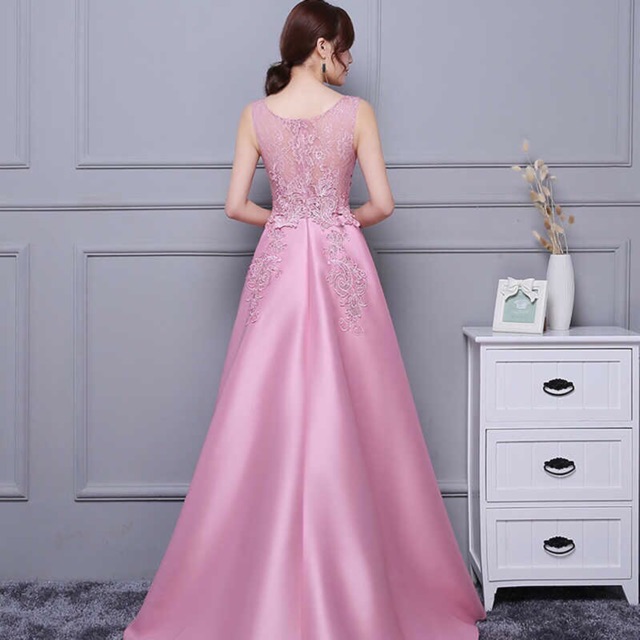 Đầm maxi phi mờ phối ren hoa