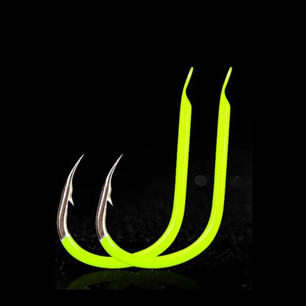 Set 50 lưỡi câu cá bằng thép carbon cao cấp dạ quang # 8 / # 9 / # 10 # 11 / # 12 / # 13