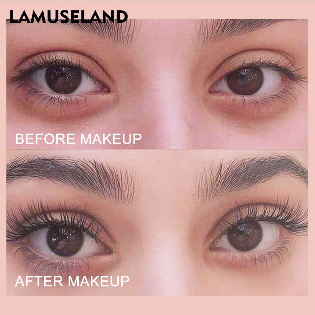 Bộ mascara + bút kẻ mắt LAMUSELAND LAS201 hỗ trợ trang điểm chuyên nghiệp