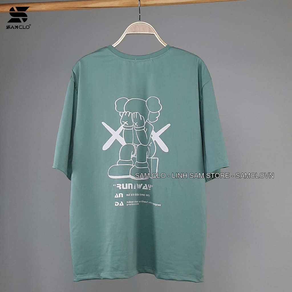 Áo thun tay lỡ nữ SAM CLO freesize phông form rộng dáng Unisex - mặc cặp, nhóm, lớp in hình CÔ GÁI x fun a way