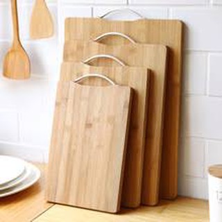 Thớt tre hình vuông 30 x 40 x 1,7 cm ( thương hiệu vua đầu bếp thái lan )