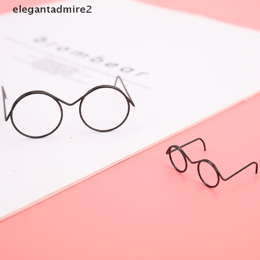 Mắt Kính Không Gọng Tròn Thời Trang Dành Cho Búp Bê