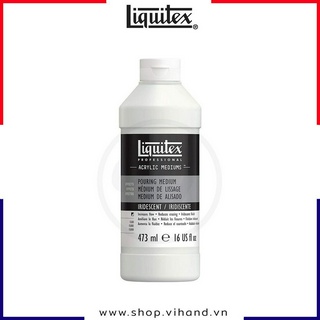Dung môi làm loãng màu acrylic, tạo hiệu ứng ngọc trai Liquitex Professional Iridescent Pouring Medium - 473ml