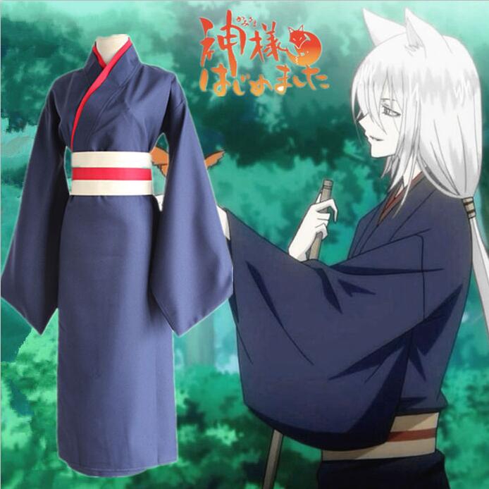 Anime Kamisama Hajimemashita / Kamisama Kiss Tomoe Đồng Phục Hóa Trang Kamisama Yêu Kimono