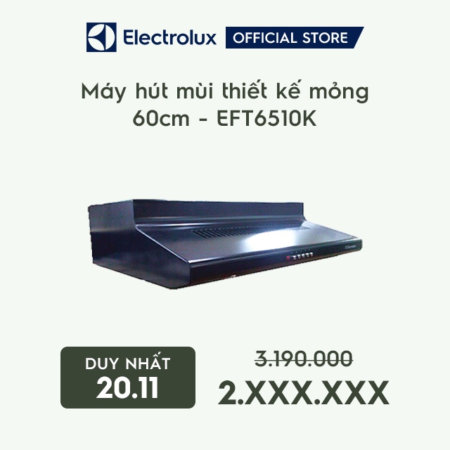 Máy hút mùi Electrolux EFT6510K thumbnail