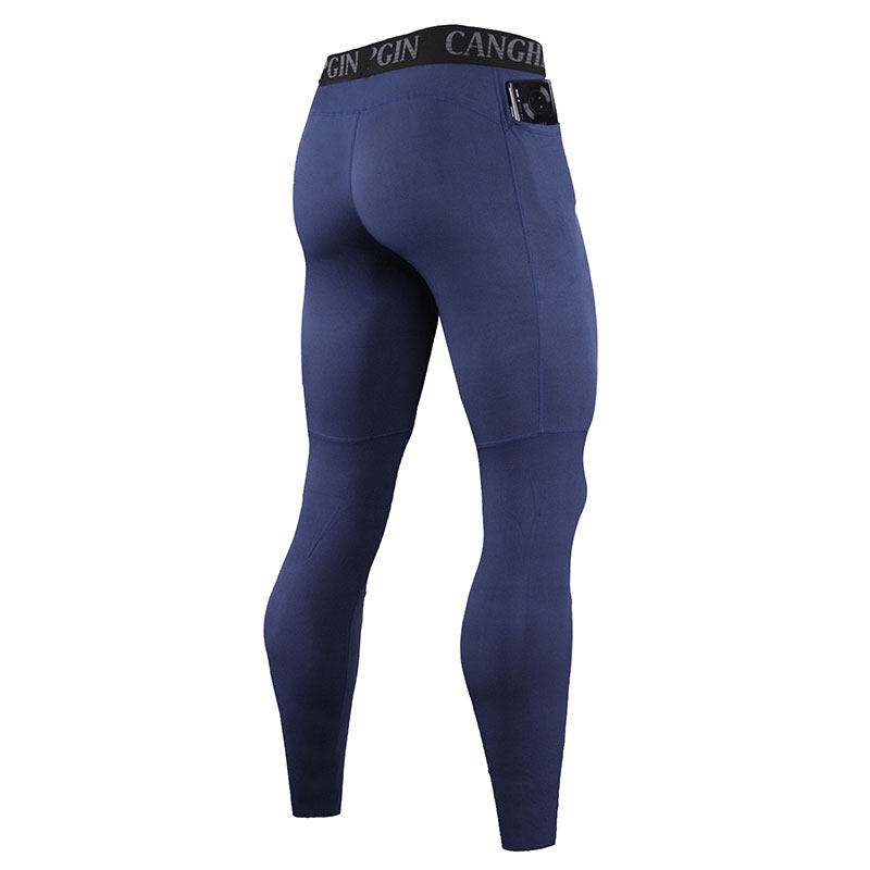 Quần legging thể thao LOCO FISH chất liệu co giãn tốt nhanh khô thời trang cao cấp cho nam tùy chọn màu sắc