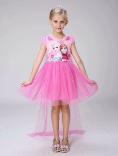 Đầm Elsa kèm phụ kiện