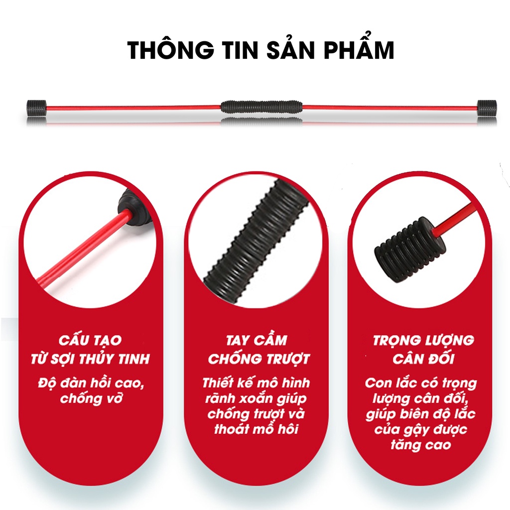 Thanh Rung Đàn Hồi Veidoorn Dụng Cụ Tập Thể Dục Tập Gym Đốt Cháy Mỡ Thừa Hiệu Quả - AMBERVIETNAM