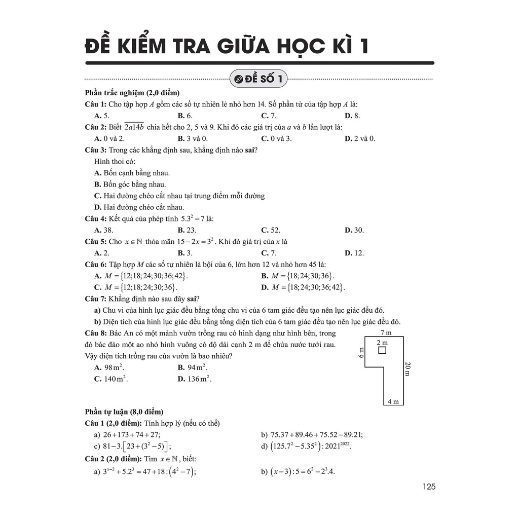 Sách Phát Triển Năng Lực Môn Toán Lớp 6 Tập 1 (Phiên Bản Classic)