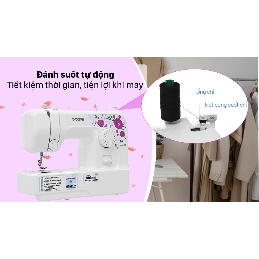 Máy may gia đình Brother JA1400