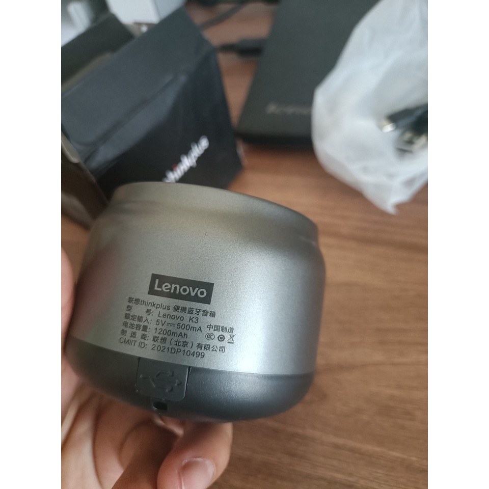 Loa bluetooth Thinkplus K3 5.0 hàng chính hãng Lenovo âm trầm kết nối tất cả các thiết bị không dây, Dung lượng pin dài