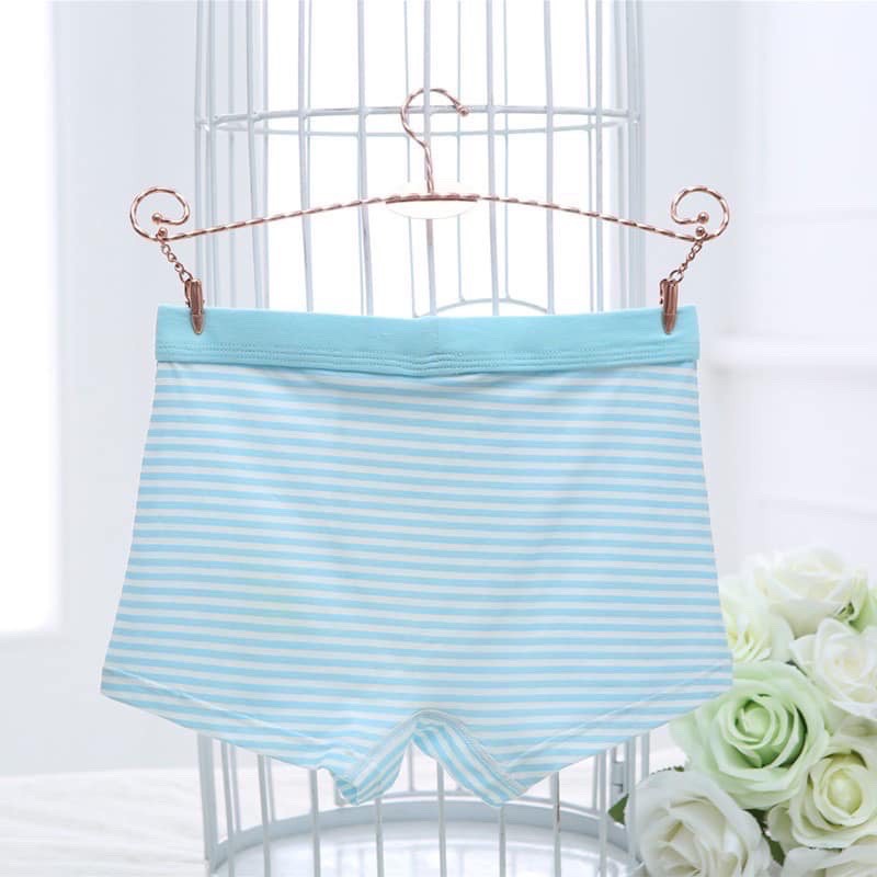 Set 3 Quần Lót Trẻ Em Dạng Boxer Mẫu Khủng Long Xanh Dươnng