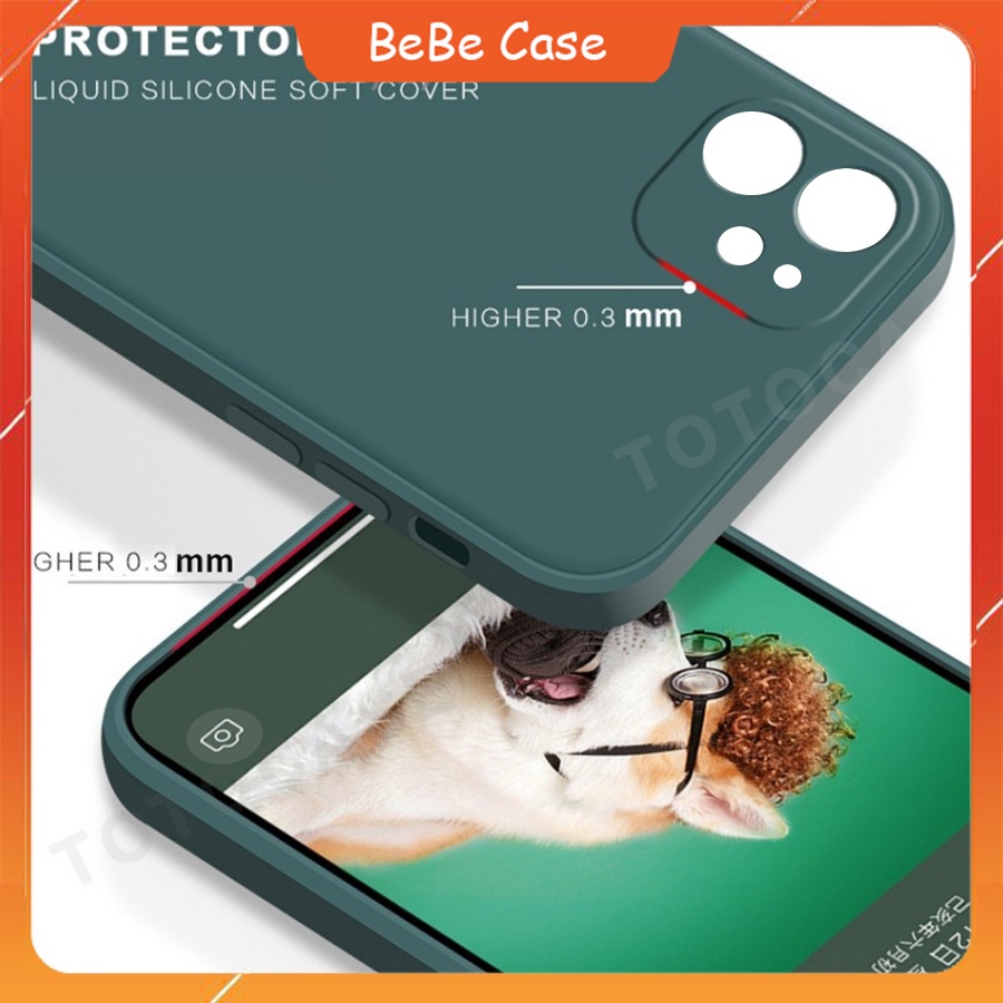 Ốp lưng silicon mềm cho  11 11Pro 11ProMAX 7 8 Plus X XS MAX XR - Ốp  bảo vệ camera