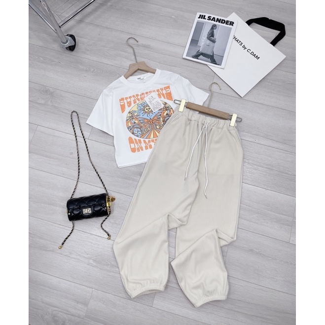 [ 𝐅𝐑𝐄𝐄 𝐒𝐇𝐈𝐏 ] SET ÁO CRT HOẠT HÌNH MIX QUẦN BOM THỤNG NHUNG TĂM HÓT LẮM Ạ HÀNG L1