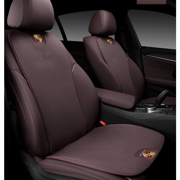 Porsche Đệm Lót Ghế Ngồi Xe Hơi Bằng Vải Lanh Mềm Mại Thoải Mái Thoáng Khí