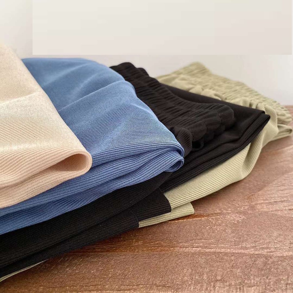 Quần ống rộng gân tăm_NuciFera