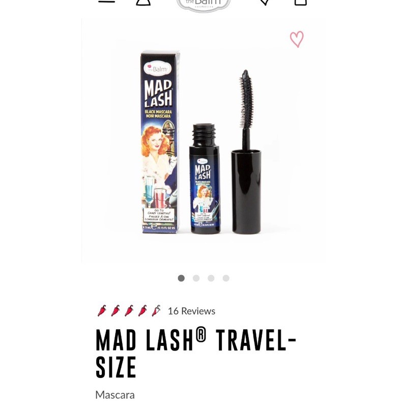 [MINISIZE] Mascara The Balm Mad Lash - Fullbox