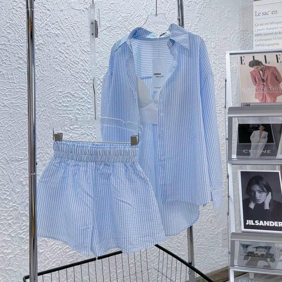 SET SƠ MI ĐŨI HÀN ULZZANG HOT HÈ 2022