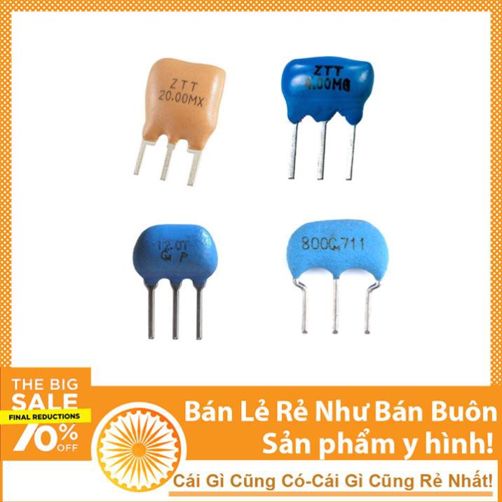 Thạch Anh 3 Chân 8Mhz Chân Cắm