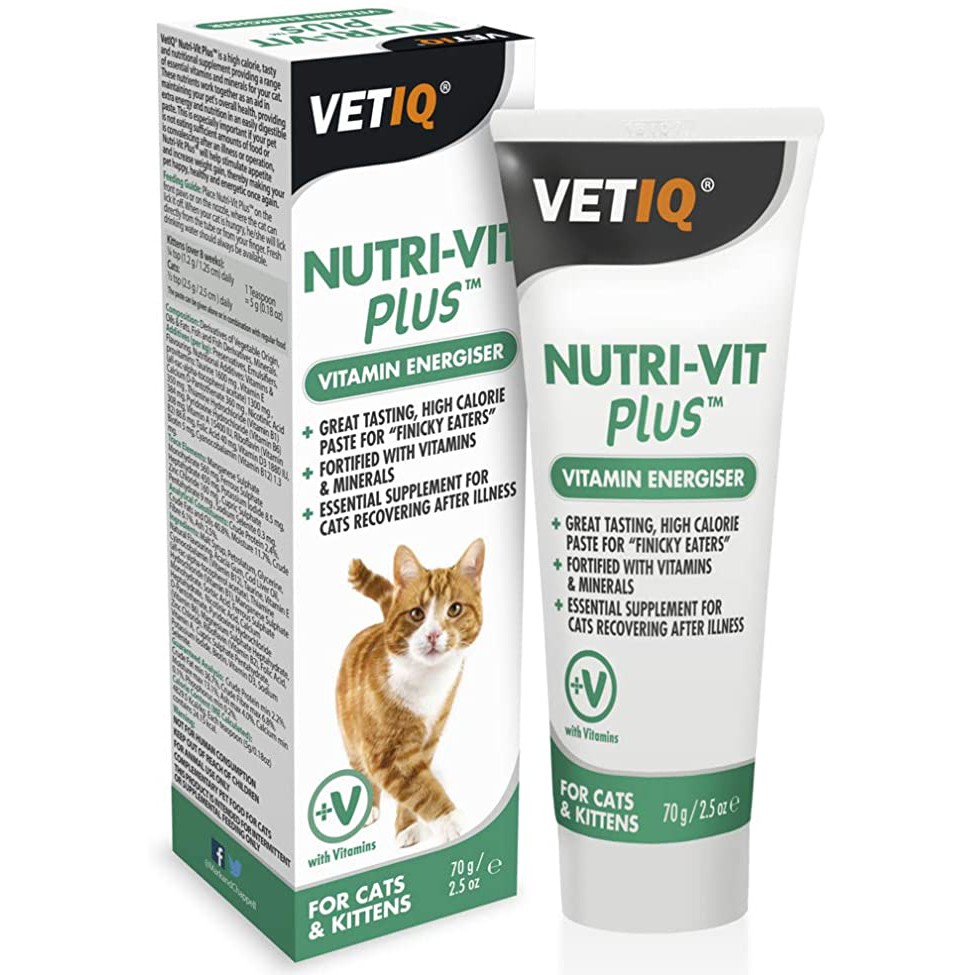 Gel dinh dưỡng cho mèo Vet IQ Nutri-Vit Plus For Cats &amp; Kittens 70g