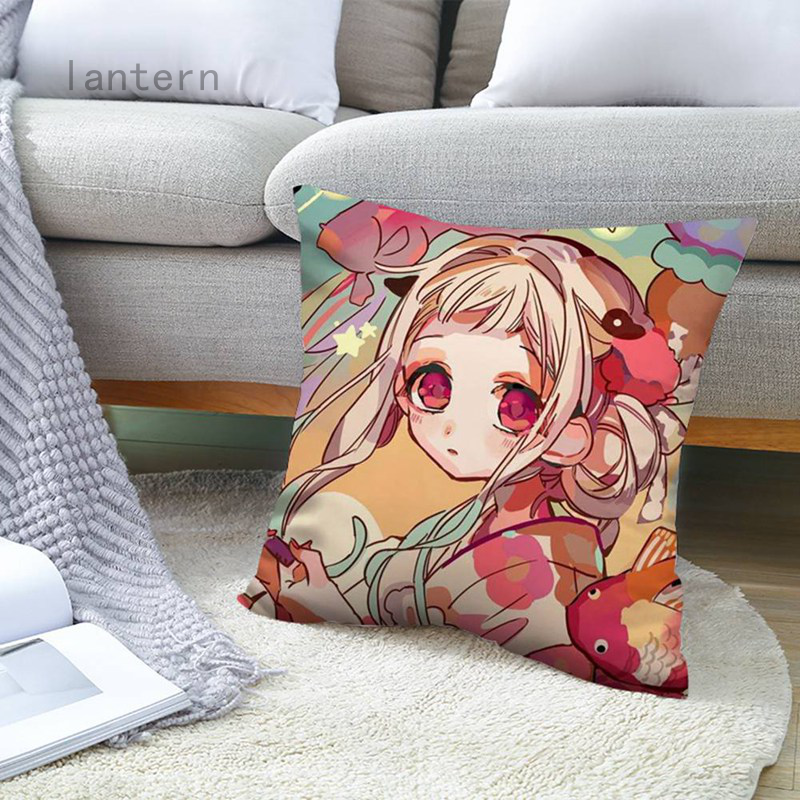 Lantern Vỏ gối vuông in họa tiết Anime Hanako-Kun độc đáo
