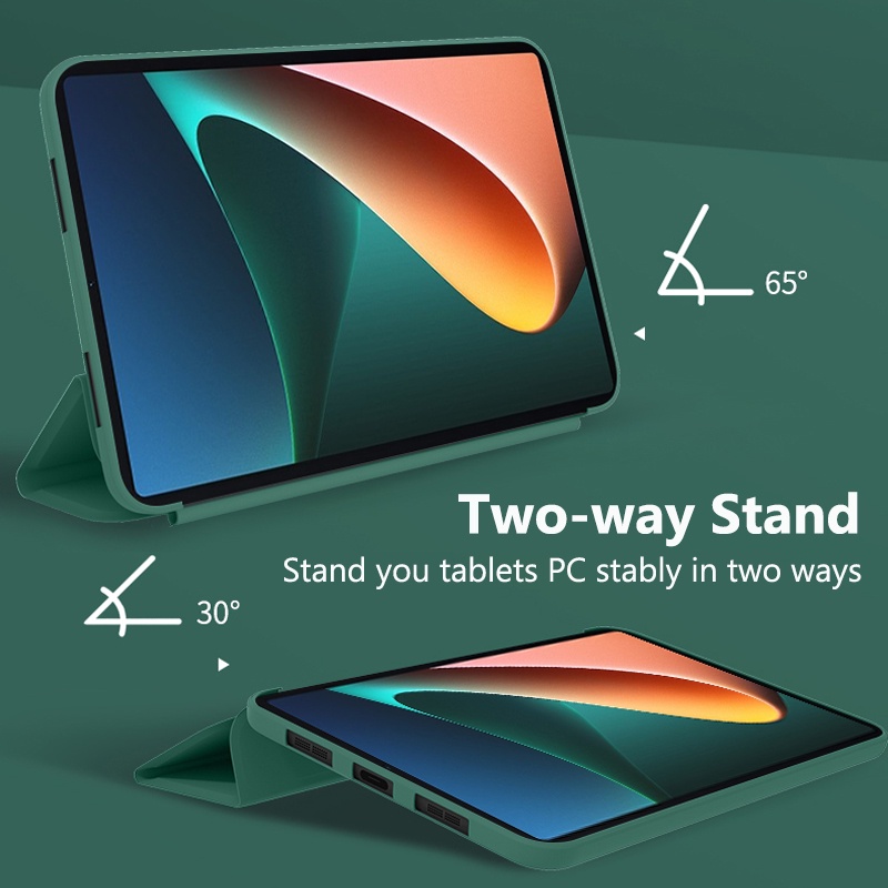 Bao Da Máy Tính Bảng Silicon Mỏng Từ Tính Có Giá Đỡ Cho Xiaomi Mi Pad 5 Pro Funda iPad MiPad 5 11 Mipad5 Mi Pad5