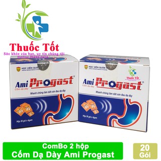 [Chính Hãng] ComBo 2 hộp Cốm Dạ Dày 💊 Ami Progast Học Viện Quân Y 💊 Giảm Đau Dạ Dày, Ăn Ngon Miệng Hơn