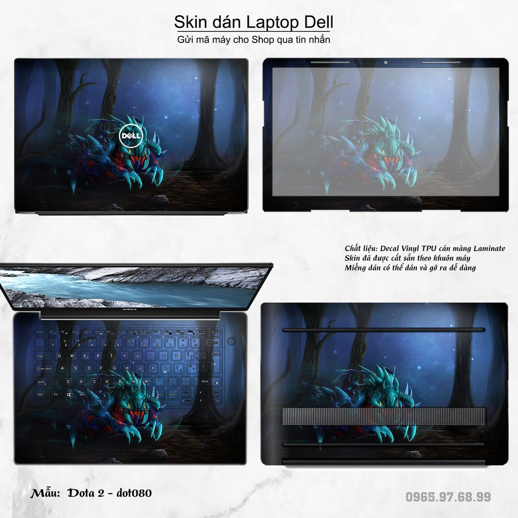 Skin dán Laptop Dell in hình Dota 2 nhiều mẫu 14 (inbox mã máy cho Shop)