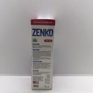 DUNG DỊCH VỆ SINH MŨI ZENKO TRẺ EM