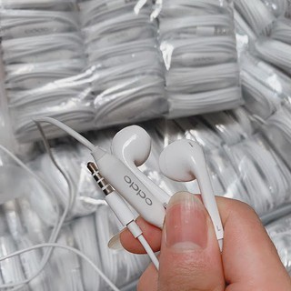 &quot;Có Mic&quot; Tai nghe Oppo R11 - tai nghe nhét tai Oppo r11 trắng có bảo hành 100%- Happy Shop.