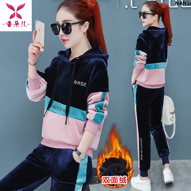 Áo Nỉ Thể Thao Hai Mặt Bằng Nhung Thời Trang Mùa Đông Cho Nữ u002F | BigBuy360 - bigbuy360.vn