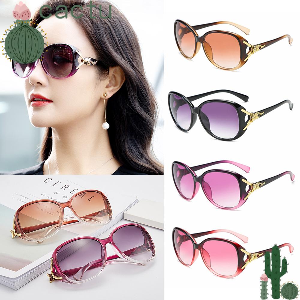 🌵CACTU🌵 Vintage Oversized Sun Glasses Eyewear Retro Shades Women's Sunglasses Goggles Large Frame Streetwear Stylish UV400 Protection Polarized/Multicolor