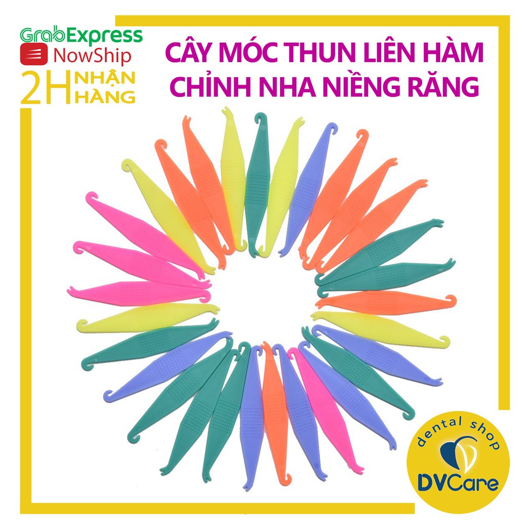 Cây móc thun liên hàm, móc thun chỉnh nha niềng răng