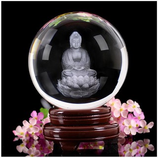 Quả Cầu Pha Lê Khắc Thủ Công Mỹ Nghệ