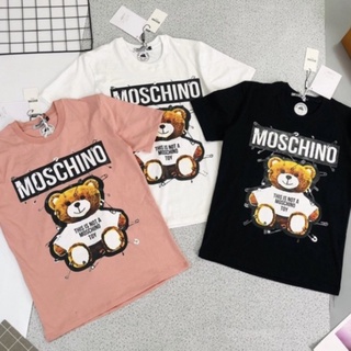 Áo thun , áo phông gấu mochino chất liệu coton cao cấp 65/35 hot trend 2022