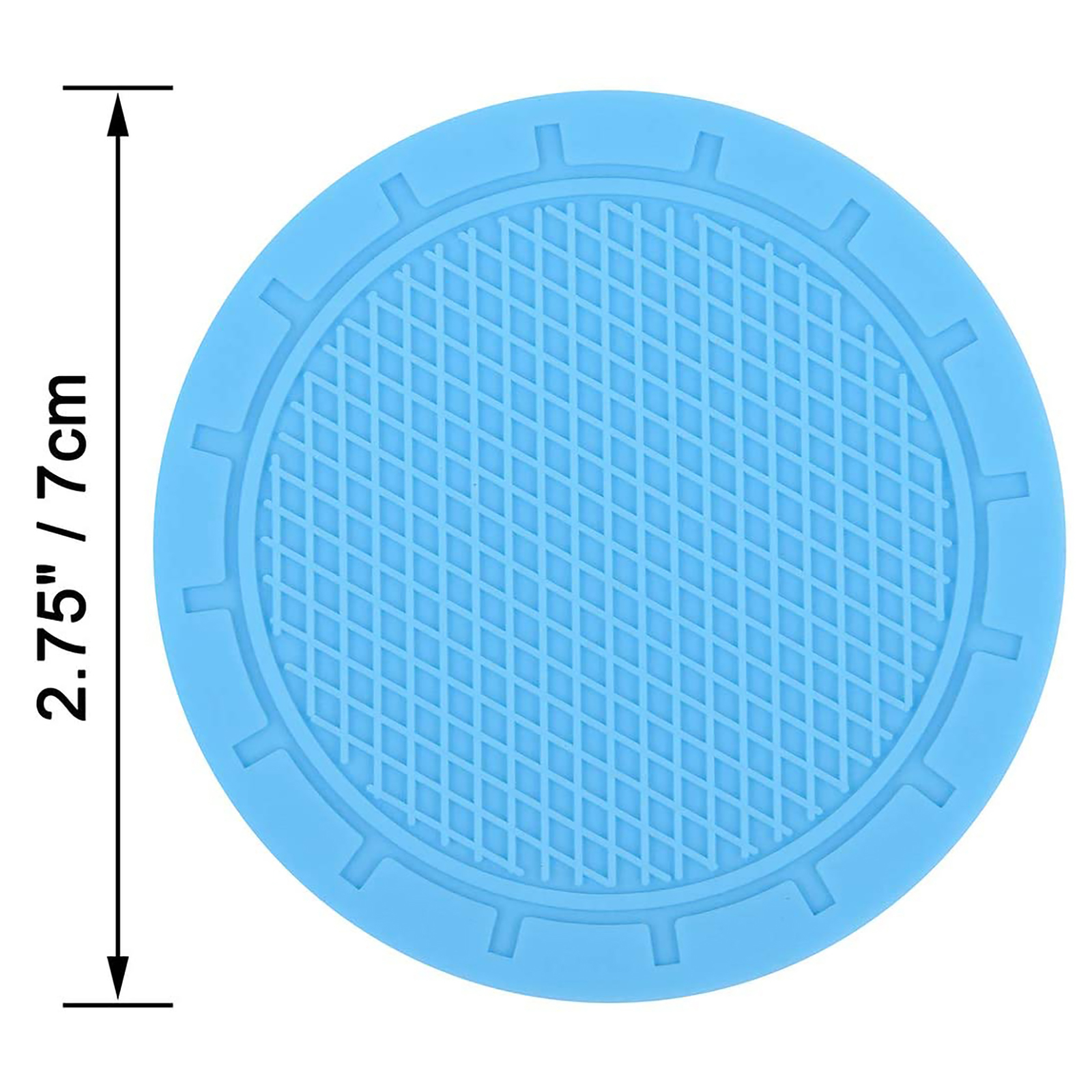 4 Miếng Lót Ly Bằng Nhựa Pvc Cho Xe Ô Tô