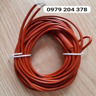 Dây điện trở sưởi silicone 9m-180W