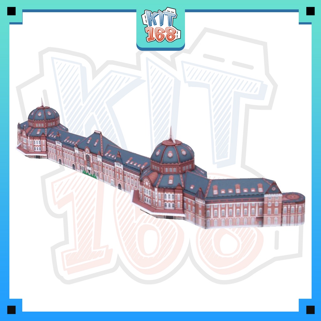 Mô hình giấy kiến trúc Tokyo Station Marunouchi Building Mini - Nhật Bản