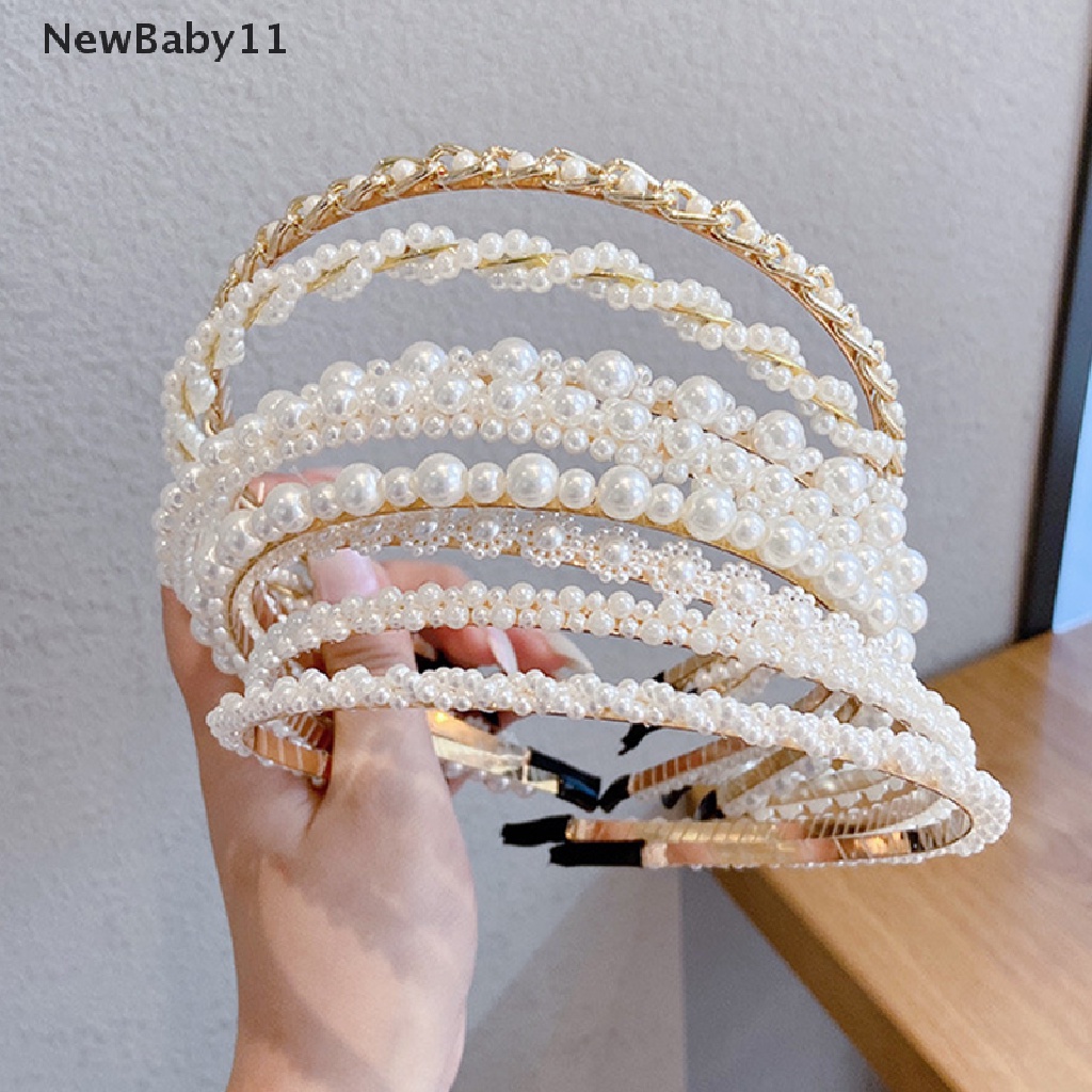 Cài Tóc Nơ Hoa Đính Ngọc Trai Nhân Tạo Handmade Phong Cách Hàn Quốc Dành Cho Nữ