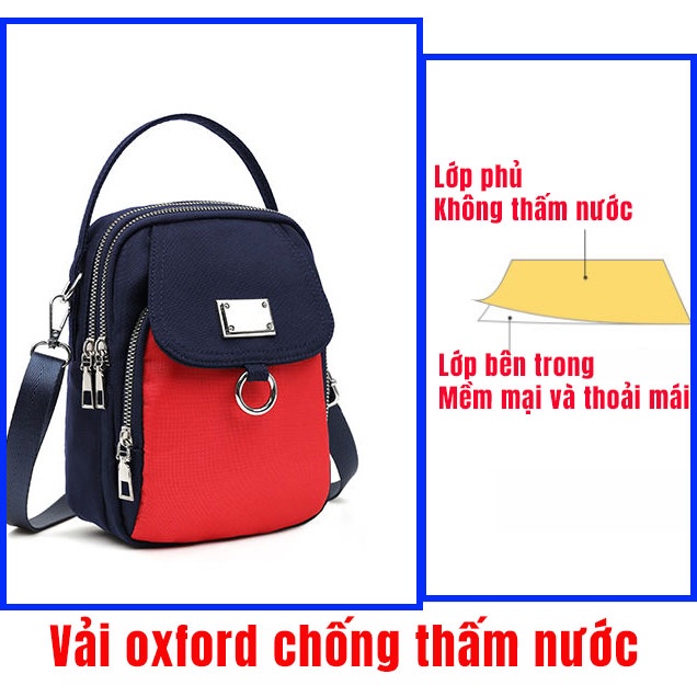 Túi Đeo Chéo Đựng Điện Thoại Chống Thấm Nước Cho Nữ