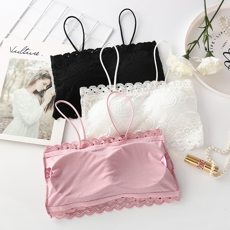 Áo Ngực Ren Hoa 2 Dây Quây Ngang Siêu Quyến Rũ DAN L&amp;U 2027