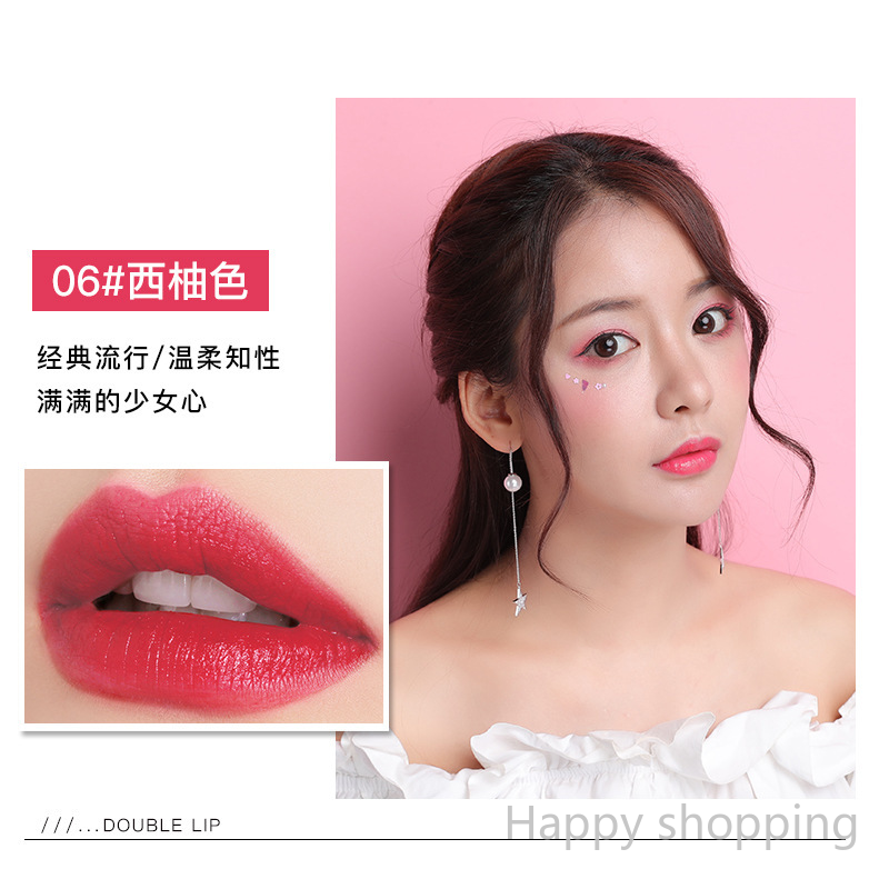 (Hàng Mới Về) Son Môi Kiêm Bút Kẻ Viền Môi Hai Đầu Xoay Được Không Dễ Phai Màu | BigBuy360 - bigbuy360.vn