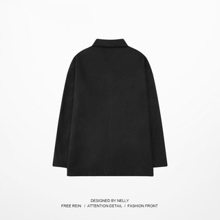 [NY0263] Áo blazer nam nữ form rộng basic áo vest (NELLY)