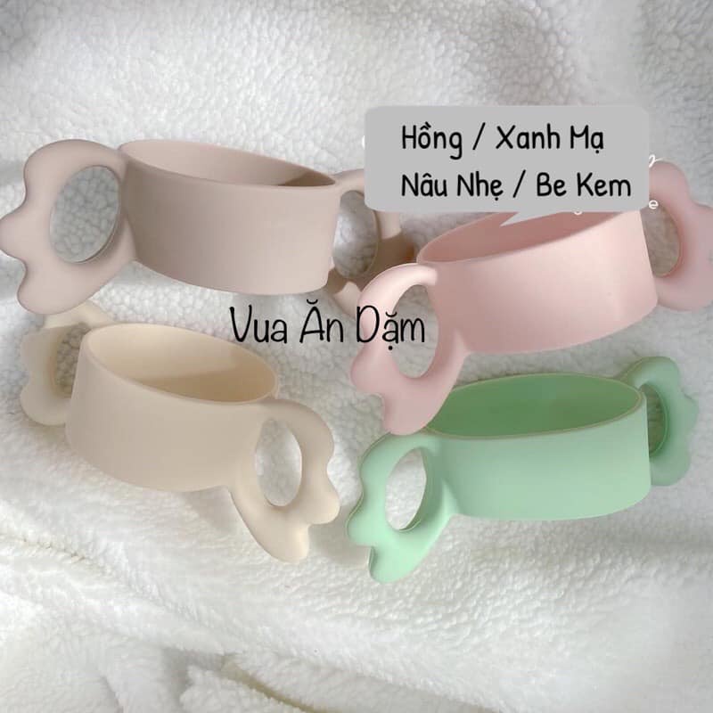 Tay cầm cánh tiên silicon cho bình Moyuum, Gross, Lansinoh, Pigeon, Avent. Tay cầm bình sữa silicon cho bình cổ rộng