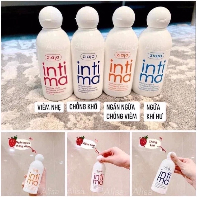 Dung dịch vệ sinh phụ nữ intima ziaja 200ml