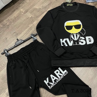 Bộ nỉ fd karl nam quần jogger siêu đẹp - bộ fd nam karl chất nỉ cao cấp